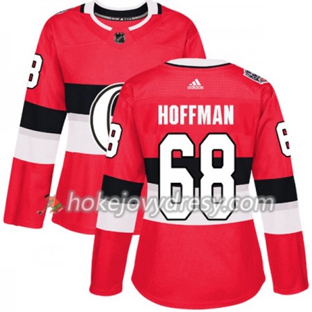 Dámské Hokejový Dres Ottawa Senators Mike Hoffman 68 Červená 2017-2018 Adidas Classic Authentic